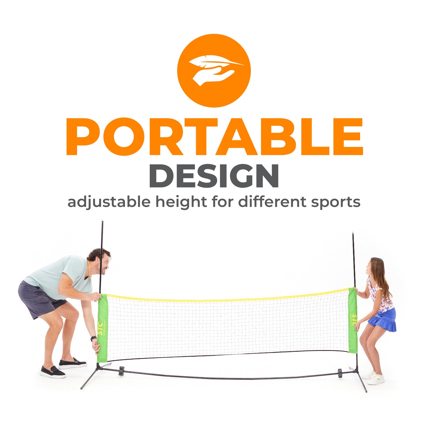 Portable Tennis And Badminton Net Stand